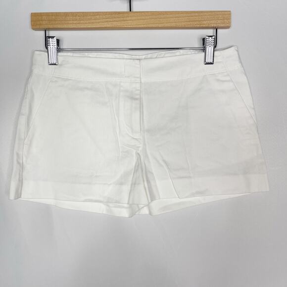 J Crew Crewcuts Girls 14 Set of 2 White Everyday Chino Shorts Cotton Adjustable - Picture 10 of 15
